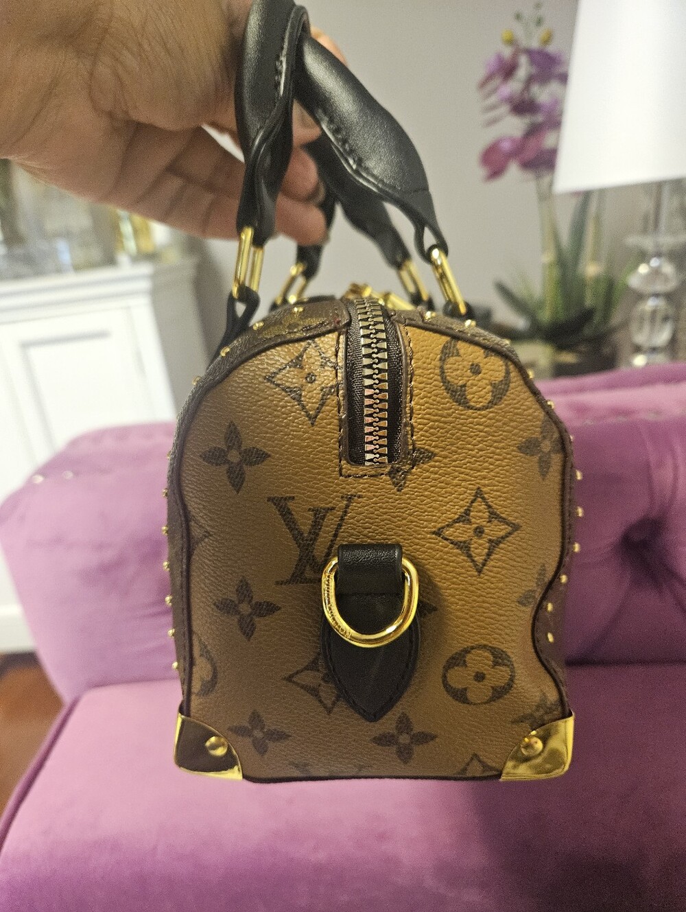 Brown Monogram Canvas Mini Speedy - Picture 2 of 5